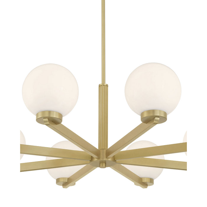 Millennium - 97108-VB - Eight Light Chandelier - Ardeva - Vintage Brass