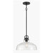 Millennium - 98101-MB - One Light Pendant - Clarien - Matte Black