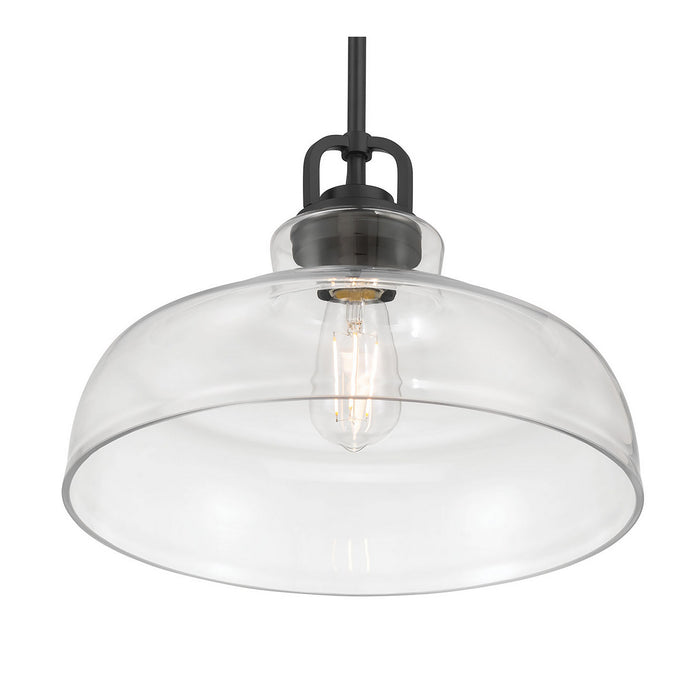 Millennium - 98101-MB - One Light Pendant - Clarien - Matte Black