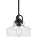 Millennium - 98101-MB - One Light Pendant - Clarien - Matte Black