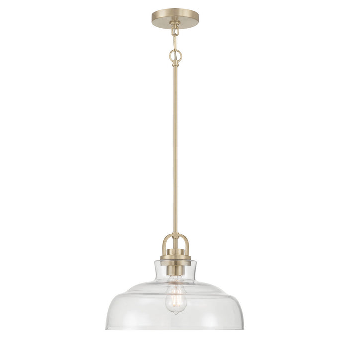 Millennium - 98101-MG - One Light Pendant - Clarien - Modern Gold