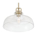 Millennium - 98101-MG - One Light Pendant - Clarien - Modern Gold