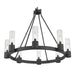 Millennium - 9908-MB - Eight Light Chandelier - Evandrel - Matte Black