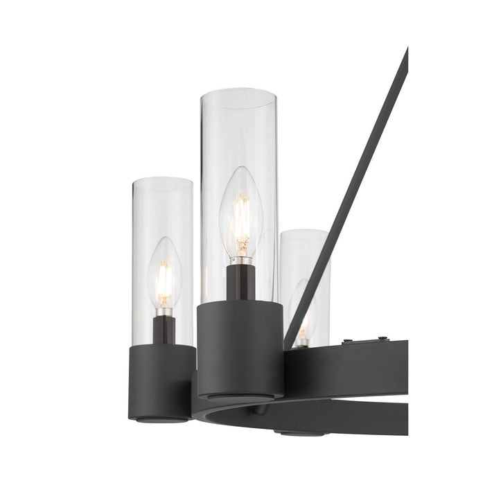 Millennium - 9908-MB - Eight Light Chandelier - Evandrel - Matte Black
