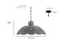 Millennium - 99201-MB - One Light Pendant - Malura - Matte Black