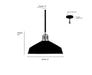 Millennium - 9941-MB/VB - One Light Pendant - Axlen - Matte Black