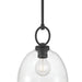 Millennium - 9951-MB - One Light Pendant - Velto - Matte Black