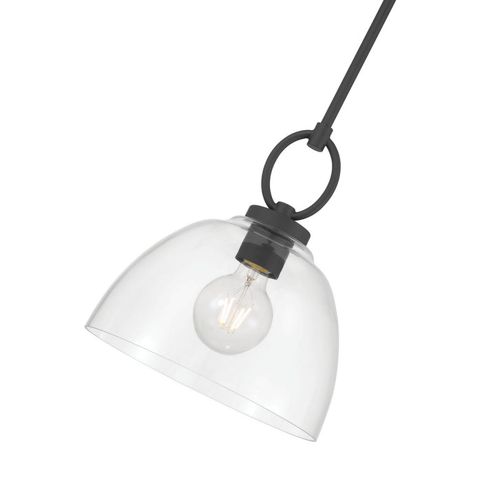 Millennium - 9951-MB - One Light Pendant - Velto - Matte Black