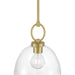 Millennium - 9951-VB - One Light Pendant - Velto - Vintage Brass