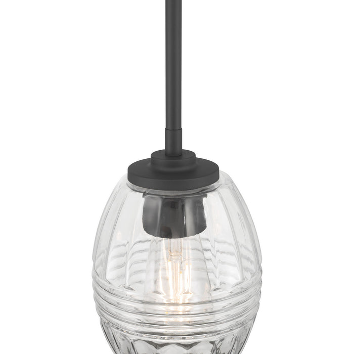Millennium - 9981-MB - One Light Mini Pendant - Miravelle - Matte Black