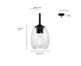 Millennium - 9981-MB - One Light Mini Pendant - Miravelle - Matte Black