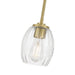 Millennium - 9981-VB - One Light Mini Pendant - Miravelle - Vintage Brass