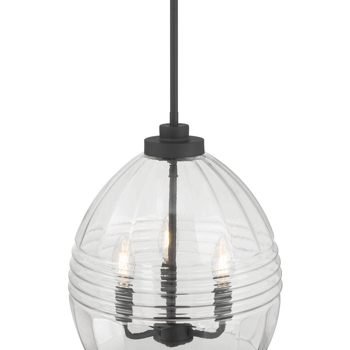 Millennium - 9983-MB - Three Light Pendant - Miravelle - Matte Black