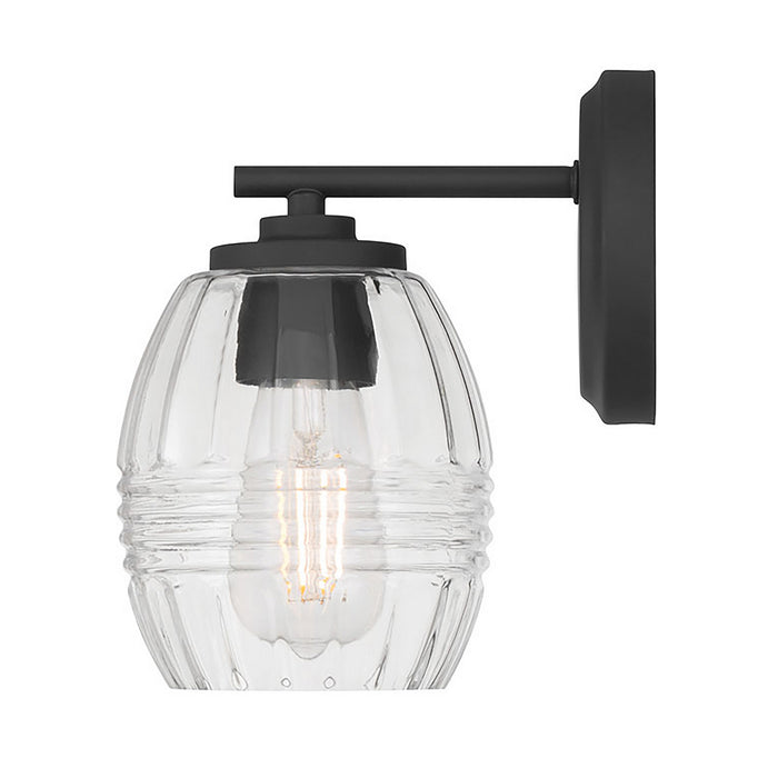 Millennium - 9991-MB - One Light Wall Sconce - Miravelle - Matte Black