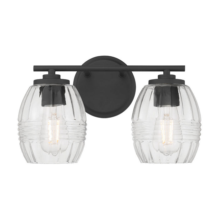 Millennium - 9992-MB - Two Light Vanity - Miravelle - Matte Black