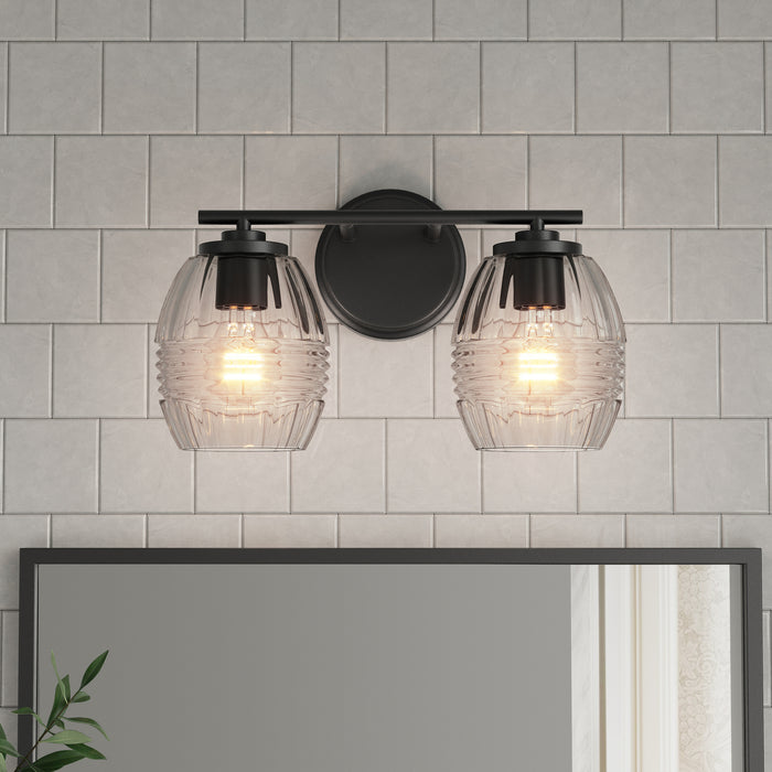 Millennium - 9992-MB - Two Light Vanity - Miravelle - Matte Black