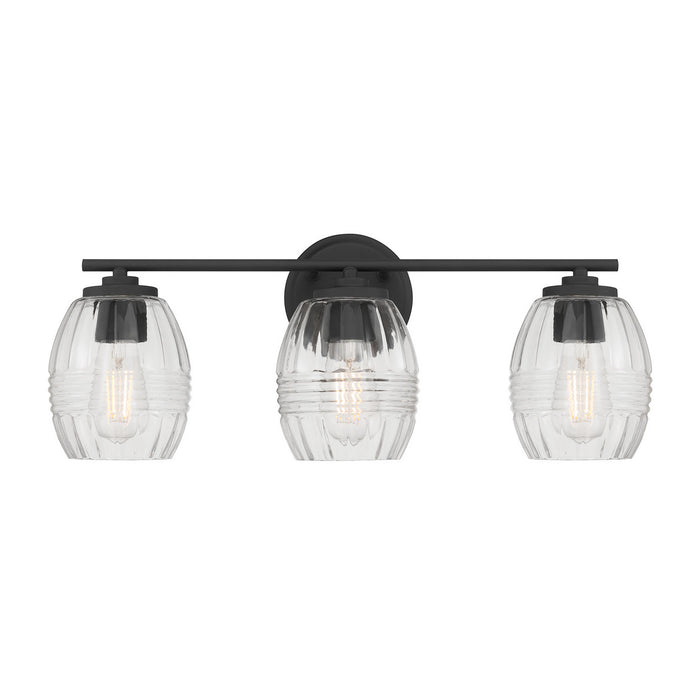 Millennium - 9993-MB - Three Light Vanity - Miravelle - Matte Black