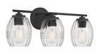 Millennium - 9993-MB - Three Light Vanity - Miravelle - Matte Black