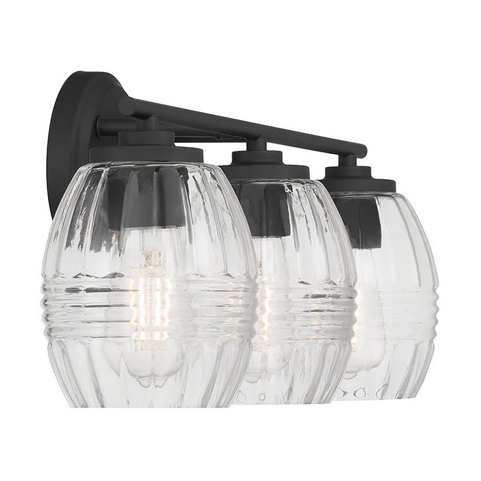 Millennium - 9993-MB - Three Light Vanity - Miravelle - Matte Black
