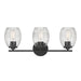 Millennium - 9993-MB - Three Light Vanity - Miravelle - Matte Black