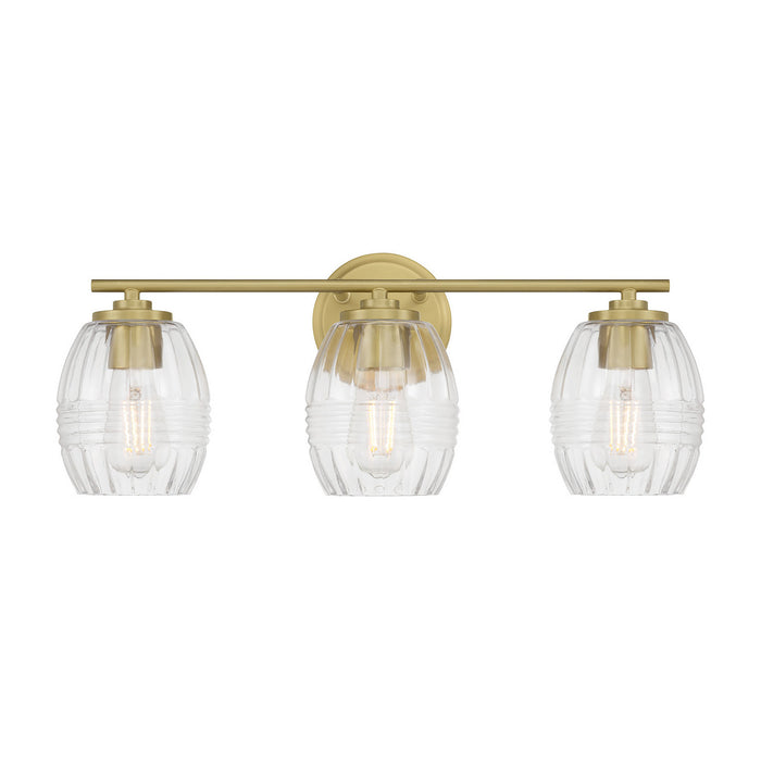 Millennium - 9993-VB - Three Light Vanity - Miravelle - Vintage Brass