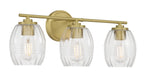 Millennium - 9993-VB - Three Light Vanity - Miravelle - Vintage Brass