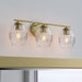 Millennium - 9993-VB - Three Light Vanity - Miravelle - Vintage Brass