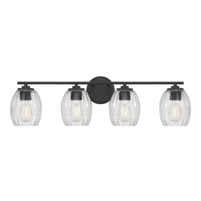 Millennium - 9994-MB - Four Light Vanity - Miravelle - Matte Black