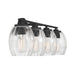 Millennium - 9994-MB - Four Light Vanity - Miravelle - Matte Black