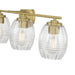 Millennium - 9994-VB - Four Light Vanity - Miravelle - Vintage Brass