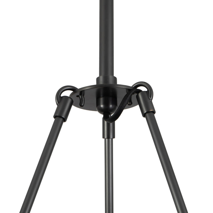 Alora - CH346028UBAR - LED Chandelier - Dahlia - Urban Bronze/Alabaster