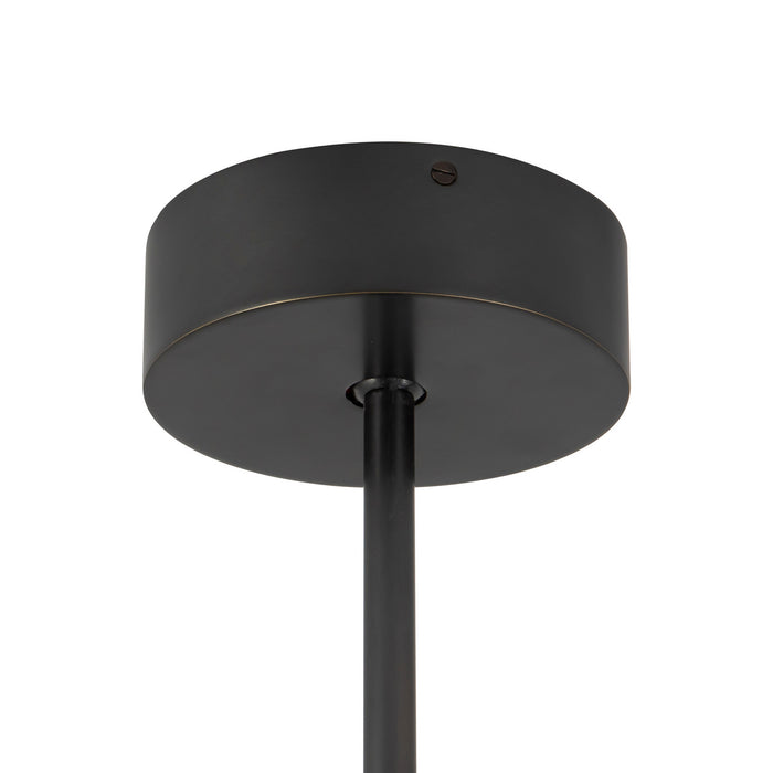 Alora - CH346028UBAR - LED Chandelier - Dahlia - Urban Bronze/Alabaster