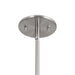 Alora - PD546719BNWL - One Light Pendant - Oliver - Brushed Nickel/White Linen