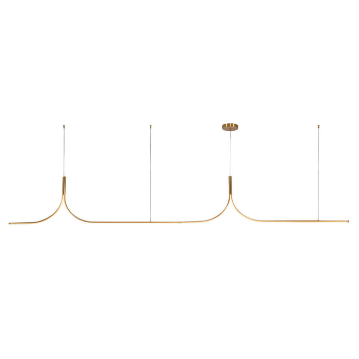 Kuzco Lighting - LP17910-BG-UNV-010 - LED Linear Pendant - Thread - Brushed Gold