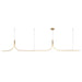 Kuzco Lighting - LP17910-BG-UNV-010 - LED Linear Pendant - Thread - Brushed Gold