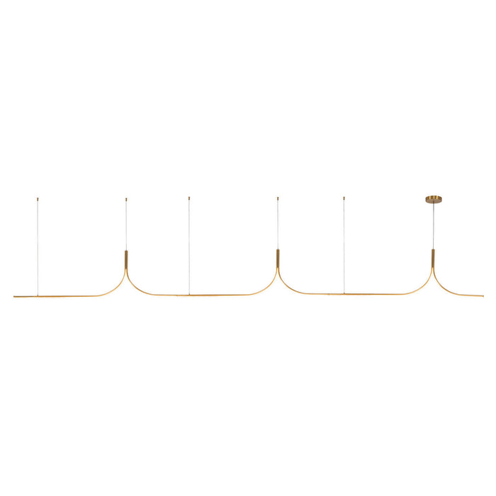 Kuzco Lighting - LP17915-BG-UNV-010 - LED Linear Pendant - Thread - Brushed Gold