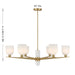 Savoy House - 1-1125-6-322 - Six Light Chandelier - Collier - Warm Brass