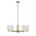 Savoy House - 1-1246-5-127 - Five Light Chandelier - Baldwin - Noble Brass