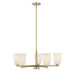 Savoy House - 1-1246-5-127 - Five Light Chandelier - Baldwin - Noble Brass