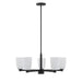 Savoy House - 1-1246-5-89 - Five Light Chandelier - Baldwin - Matte Black