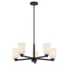 Savoy House - 1-1246-5-89 - Five Light Chandelier - Baldwin - Matte Black