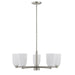Savoy House - 1-1246-5-SN - Five Light Chandelier - Baldwin - Satin Nickel