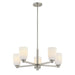 Savoy House - 1-1246-5-SN - Five Light Chandelier - Baldwin - Satin Nickel