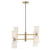 Savoy House - 1-1248-8-127 - Eight Light Chandelier - Baldwin - Noble Brass