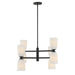 Savoy House - 1-1248-8-89 - Eight Light Chandelier - Baldwin - Matte Black