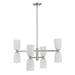 Savoy House - 1-1248-8-SN - Eight Light Chandelier - Baldwin - Satin Nickel