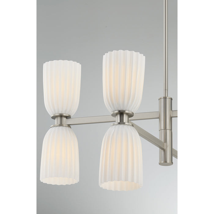 Savoy House - 1-1248-8-SN - Eight Light Chandelier - Baldwin - Satin Nickel