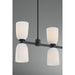 Savoy House - 1-1249-8-89 - Eight Light Linear Chandelier - Baldwin - Matte Black