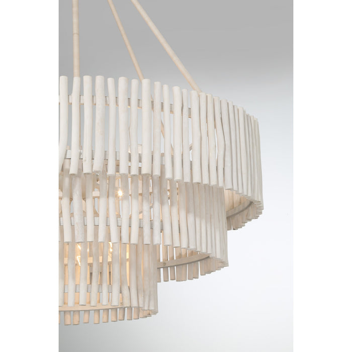 Savoy House - 1-1456-9-340 - Nine Light Chandelier - Phong - Blanco