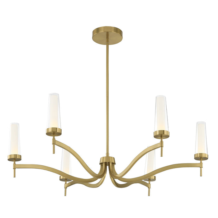 Savoy House - 1-1464-6-322 - LED Chandelier - Butler - Warm Brass